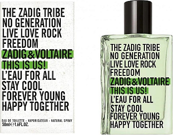 Zadig & Voltaire This Is Us! L'eau For All (20-20573 туалетная вода 50 мл)