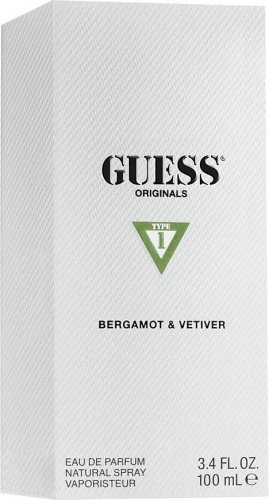 Фото духиGuess Originals Type 1 Bergamot & Vetiver