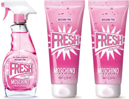 Moschino Pink Fresh Couture набор 100+bl+sg