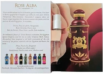 Фото духи Alexandre J Rose Alba