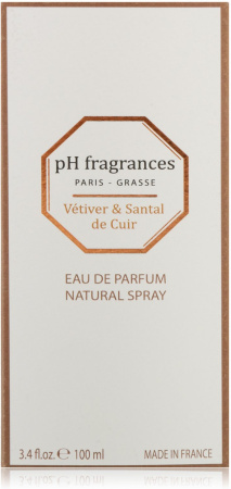 Фото духиPH Fragrances Vetiver & Santal De Cuir