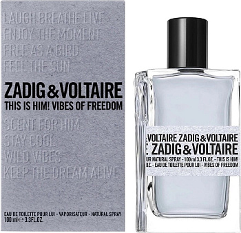 Zadig & Voltaire This Is Him! Vibes Of Freedom (20-67400 туалетная вода 100 мл)