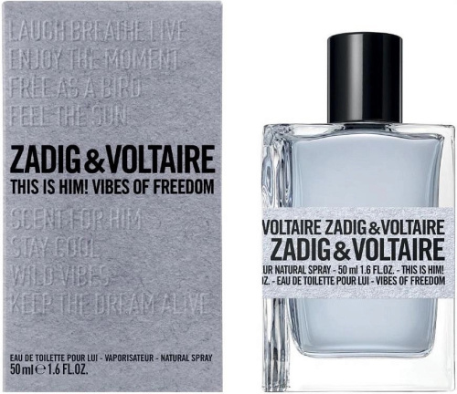 Zadig & Voltaire This Is Him! Vibes Of Freedom (20-31250 туалетная вода 50 мл)
