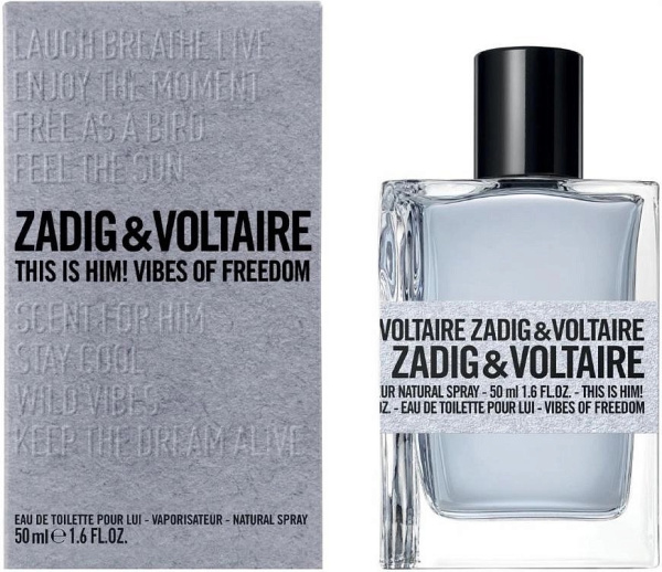 Zadig & Voltaire This Is Him! Vibes Of Freedom (20-31250 туалетная вода 50 мл)