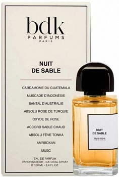 Parfums BDK Paris Nuit De Sable (20-68496 парфюмерная вода 100 мл)